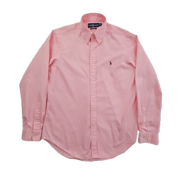 Polo Ralph Lauren Other - Polo Ralph Lauren Classic Fit Button Down Shirt 15 1/2 34/35 Pink Flesh Pony EUC